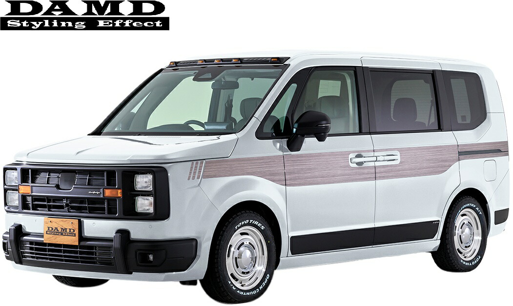 【M's】 ホンダ ステップワゴン RP6 RP7 RP8 (2022.5-) DAMD RESONATOR ウッドストライプ ウッド調デカール 左右 ダムド エアロ 社外 パーツ 部品 外装 社外 カスタム ドレスアップ エクステリア HONDA RP STEPWGN 新型 現行 レゾネーター ウッドデカール RP6 RP7 RP8|エムズパーツshop 店