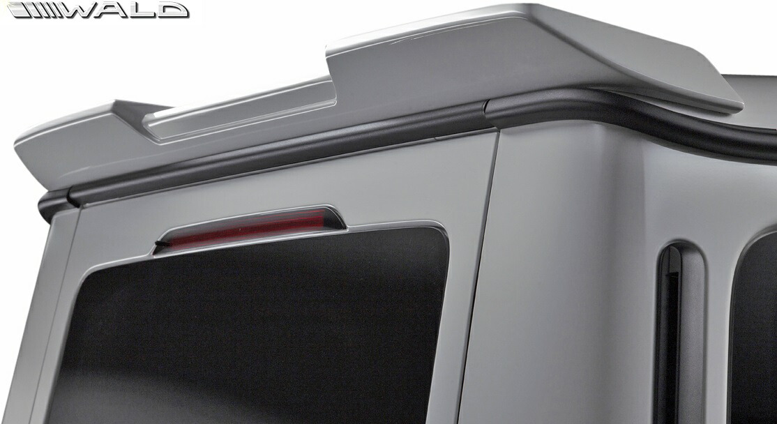 【M's】W463A ベンツ AMG G63 G550 G350d (2018y-) WALD Black Bison リアルーフスポイラー ABS 未塗装 メーカー正規品 ヴァルド バルド ブラックバイソン エアロ リヤルーフスポイラー ルーフウイング カスタム ドレスアップ メルセデス BENZ Gクラス ゲレンデ 現行型 新型｜エムズパーツshop　店
