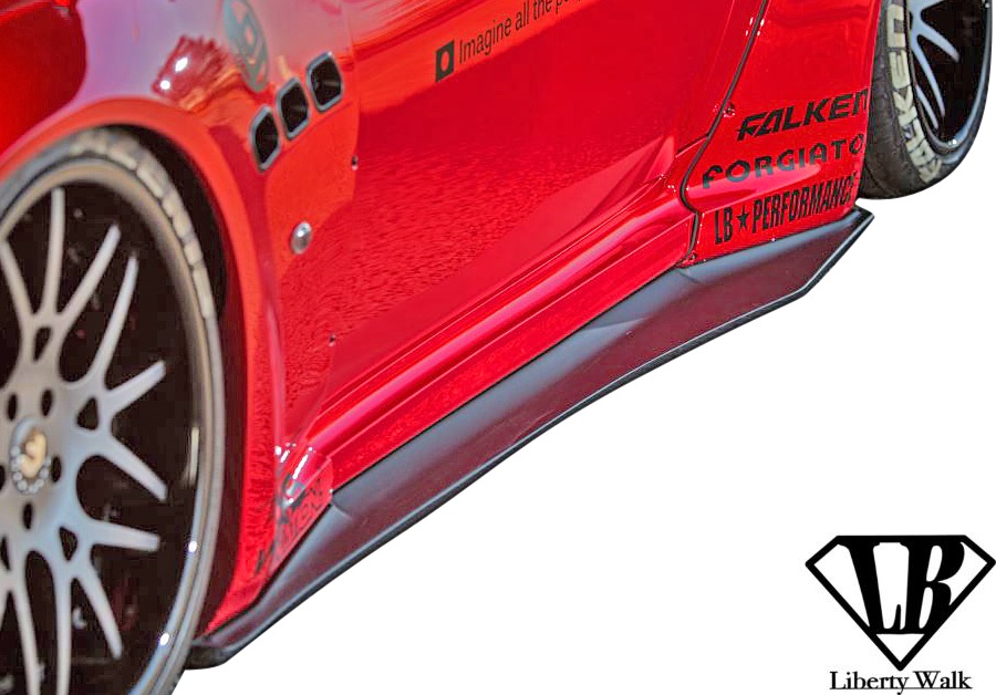 【M's】 マセラティ グランツーリスモ MCストラダーレ (2007y-) Liberty Walk LB カーボン サイドディフューザー 左右 ／／ CFRP リバティーウォーク リバティウォーク リバティー リバティ エアロ パーツ グランツーリズモ ディフューザー GRANTURISMO MC stradale