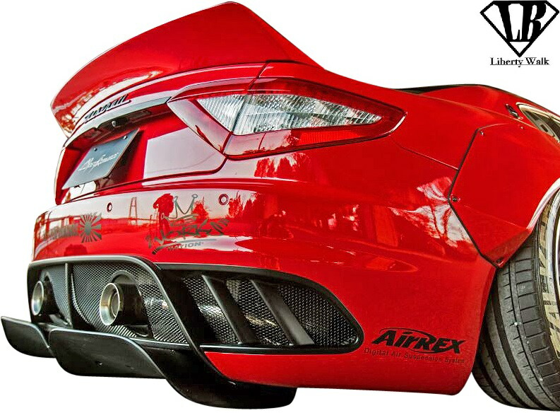 M S マセラティ グランツーリスモ マセラティ Mcストラダーレ 用 07y リアスポイラー 車用品 外装 エアロパーツ Liberty 激安通販の Walk Lb リバティー リアディフューザー Frp 未塗装 リバティーウォーク リバティウォーク リバティー リバティ エアロ