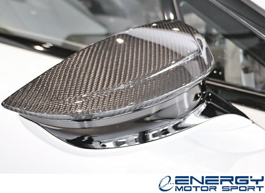 【M's】 BMW i8 I12/I15 ( 2014y- ) ENERGY MOTOR SPORT カーボンエディション デザインミラーカバー 2PCS 左右 ／／ CARBON エナジーモータースポーツ エアロ パーツ ドアミラーカバー エクステリア カスタム ドレスアップ アイエイト B38K15A