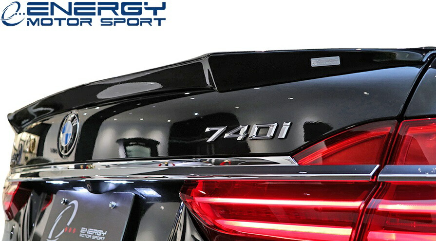 【M's】 G11 BMW 7シリーズ ( 2015y- ) ENERGY MOTOR SPORT EVOG11 トランクスポイラー FRP 未塗装 A-G11/12TR エナジーモータースポーツ エアロ リアスポイラー リアウイング リヤウイング ダックウイング エクステリア 外装 カスタム ドレスアップ