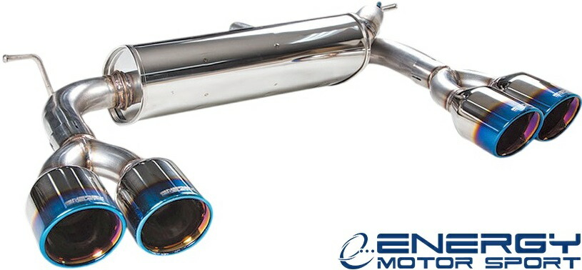 【M’s】 F30 BMW 3シリーズ 前期 (2012y-2015y) ENERGY MOTOR SPORT EVO30.1 左右4本出し ステンレスマフラー (エンドブルー) エナジーモータースポーツ エアロ パーツ カスタム 外装 部品 改造 社外 正規 ガレージエブリン 4ドア セダン エキゾースト ブルーフィニッシュ|エムズパーツshop 店
