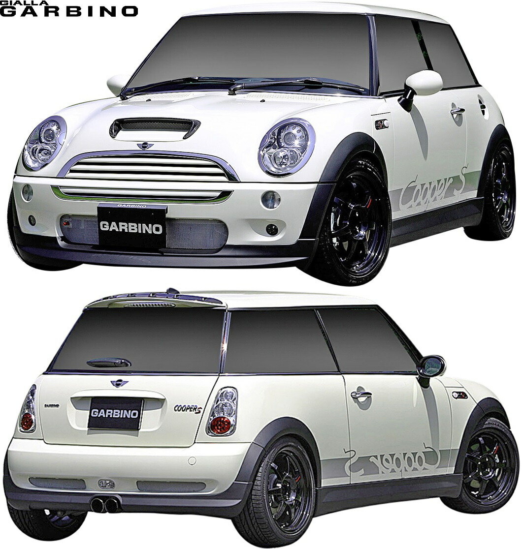 ミニクーパー フロントスポイラー　R53 ブラック 楽天市場】BMW MINI R53 クーパーS フロント スポイラー FRP