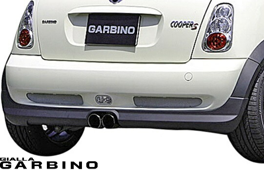 【M's】R53 BMW ミニ クーパーS RE16 後期 (2004y-2006y) GIALLA タイプ2 リアハーフスポイラー ／／ Type-2 FRP 未塗装 MINI ジアラ ガルビノ エアロ パーツ 外装 エクステリア カスタム ビーエムダブリュー リヤハーフスポイラー リアスカート リアアンダースポイラー