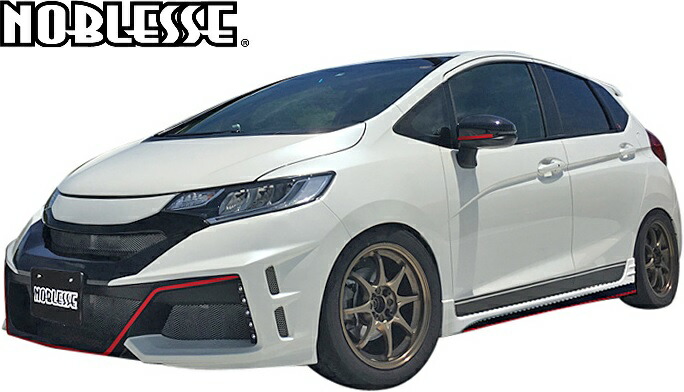 楽天市場 M S ホンダ フィット3 Gk5 Gp5 後期 標準用 Noblesse マークレスグリル一体式 フロントバンパー Type Racing Frp 未塗装 ノブレッセ エアロ パーツ エクステリア 外装 カスタム ドレスアップ 改造 Honda Fit Gk Fb 0 エムズパーツshop 楽天市場店