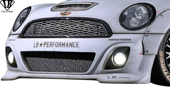 【M's】 R56 R57 R58 R59 BMW ミニ (2006y-2013y) Liberty Walk LB フロントバンパー ／／ FRP MINI リバティーウォーク リバティウォーク エアロ パーツ リバティー リバティ ミニクーパー ワン クーパーS カブリオレ クーペ ロードスター