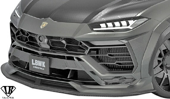 【M's】 ランボルギーニ ウルス (2018y-) LB-WORKS フロントリップスポイラー ／／ FRP 未塗装 Liberty Walk リバティーウォーク リバティウォーク エアロ パーツ カスタム 外装 部品 改造 Lamborghini Urus フロントスポイラー フロントアンダースポイラー｜エムズパーツshop　店
