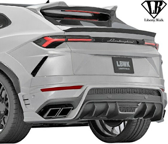 【M's】 ランボルギーニ ウルス (2018y-) LB-WORKS リアディフューザー ／／ Dry Carbon ドライ カーボン Liberty Walk リバティーウォーク リバティウォーク エアロ パーツ カスタム 正規 外装 部品 改造 社外品 Lamborghini Urus リヤ ディフューザー スカート
