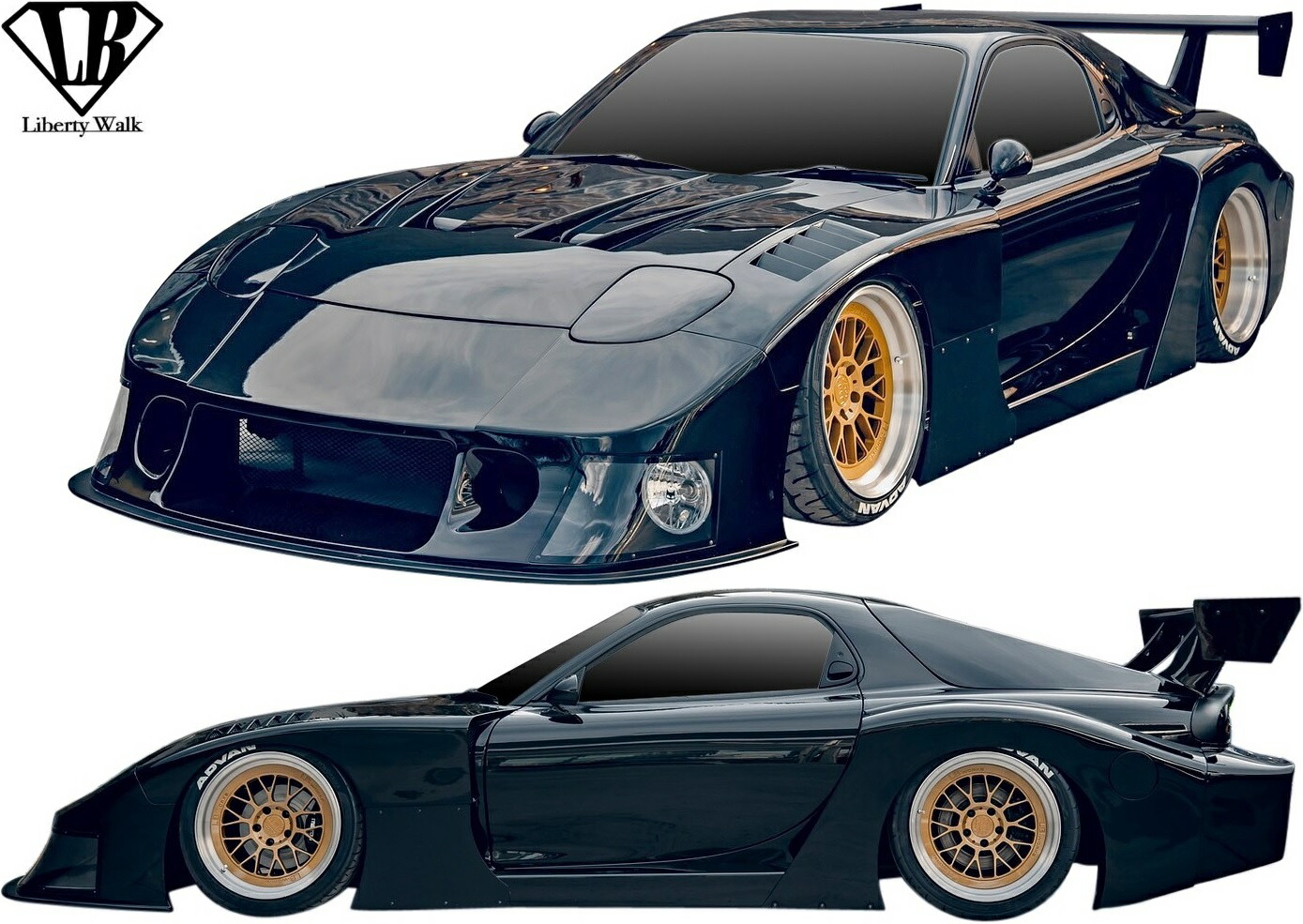 楽天市場】【M's】 マツダ RX-7 FD3S (1991y-2003y) Abflug GT-7