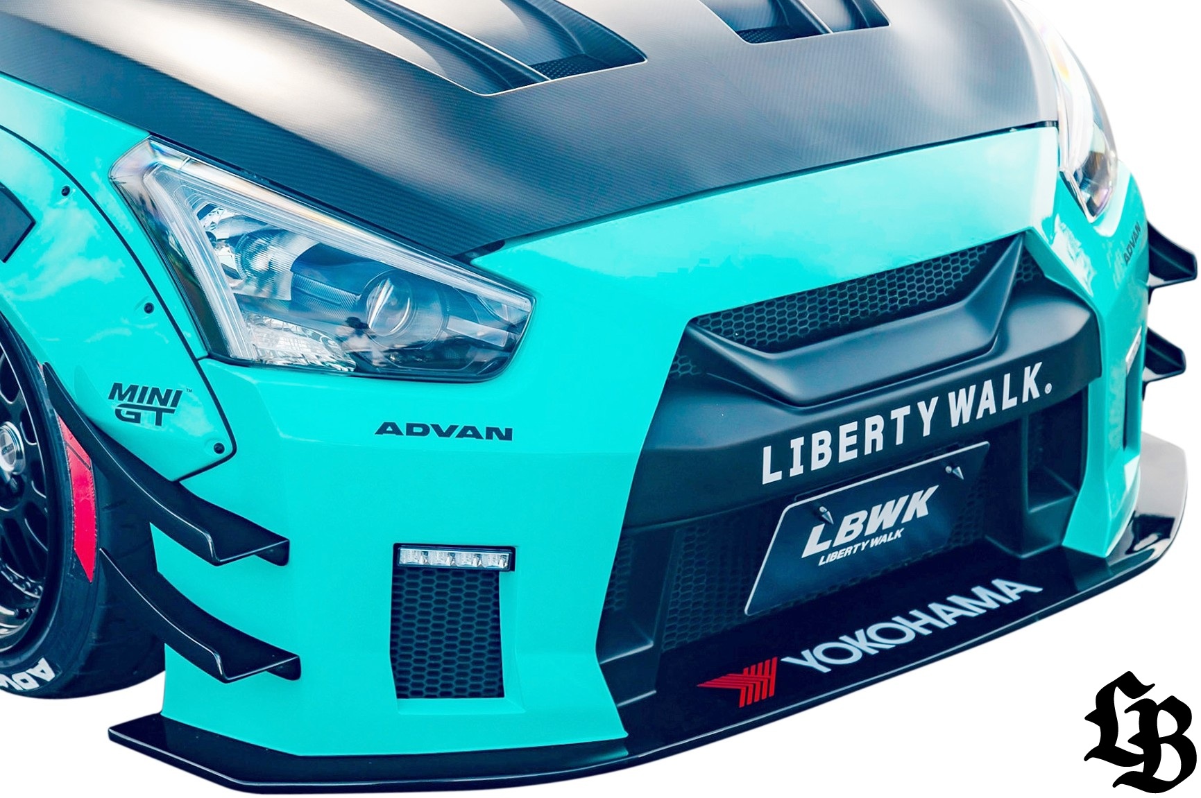 【M's】 ダイハツ LA400K コペン (2014y-) lb★nation LBフロントバンパー タイプ2 FRP Liberty Walk リバティーウォーク リバティウォーク エアロ パーツ 部品 改造 外装 社外品 カスタム エクステリア ドレスアップ LibertyWalk COPEN GT-K LB バンパー Type.2