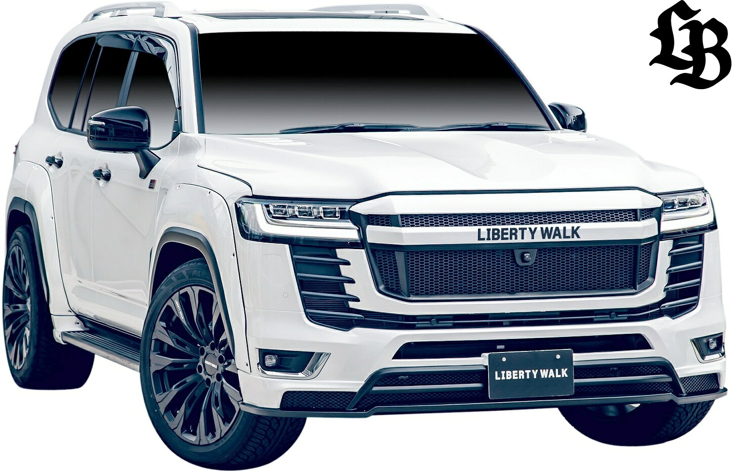 【M's】 300系 ランドクルーザー ランクル (2021.8-) LB フロントバンパー FRP 未塗装 Liberty Walk LB-WORKS リバティーウォーク リバティウォーク エアロ パーツ 部品 外装 新型 現行 改造 カスタム ドレスアップ トヨタ TOYOTA 300ランクル 300ランドクルーザー バンパー|エムズパーツshop 店