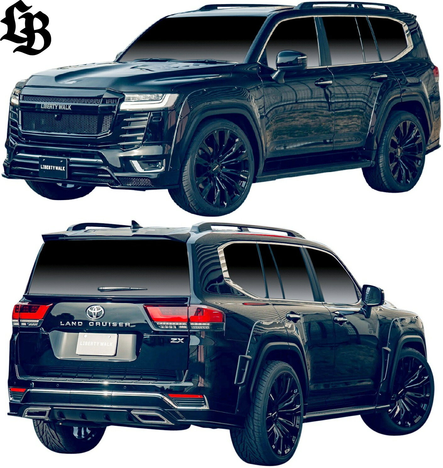 【M's】 300系 ランドクルーザー ランクル (2021.8-) LB-WORKS フルコンプリートボディキット 6点 Liberty Walk リバティーウォーク リバティウォーク セット フルエアロ フルキット エアロ パーツ 部品 外装 新型 現行 カスタム LB 300ランクル 300ランドクルーザー