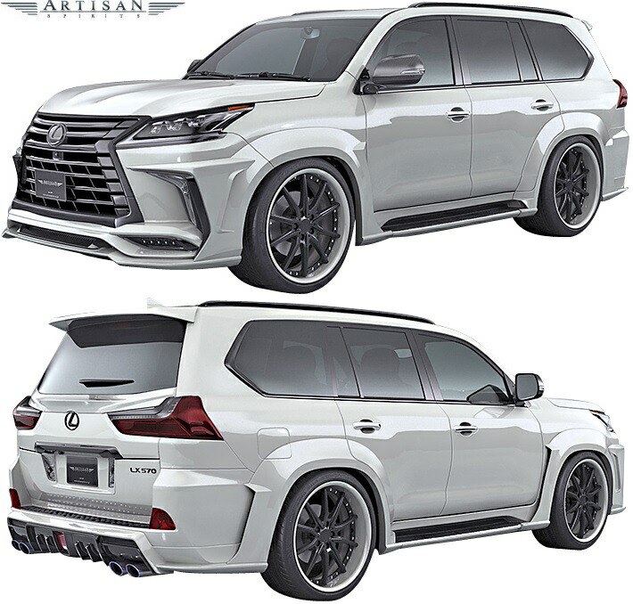 【M's】 レクサス LX 570 URJ201W (2015.9-) ARTISAN SPIRITS エアロ 3点キット ／／ アーティシャンスピリッツ FRP 未塗装 フルキット フルエアロ エアロキット エアロセット エアロ パーツ 改造 外装 アーテシャンスピリッツ アーティシャン アーテシャン LEXUS LX570
