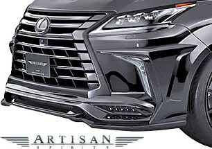 【M's】 レクサス LX 570 URJ201W (2015.9-) ARTISAN SPIRITS フロントハーフスポイラー ／／ アーティシャンスピリッツ FRP 未塗装 エアロ パーツ カスタム 改造 外装 アーテシャンスピリッツ アーティシャン アーテシャン LEXUS LX570 フロントスポイラー リップスポイラー｜エムズパーツshop　店