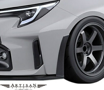【M’s】 GRカローラ RZ GZEA14H (2022.12-) ARTISAN SPIRITS フロントサイドフィン 左右 カーボン アーティシャンスピリッツ エアロ パーツ カスタム エクステリア ドレスアップ 外装 部品 改造 社外 新型 現行型 アーティシャン アーテシャン Sports Line BLACK LABEL