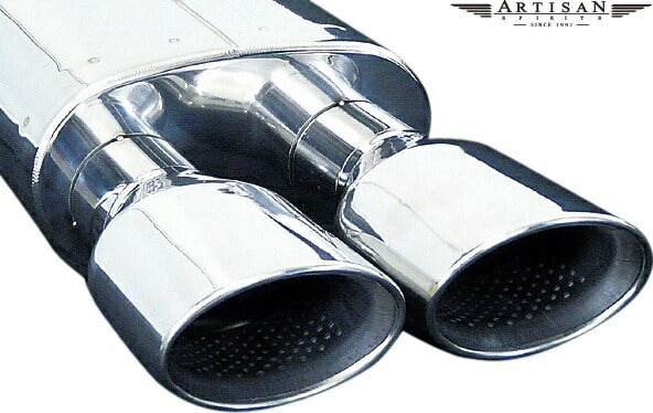 【M’s】 レクサス 10系 RX450h 前期 (2009.1-2011.12) ARTISAN SPIRITS VERSE HIGH-SPEC LINE デュエル片側出し リアピース マフラー サイレンサー付 (120φ×80φ) アーティシャンスピリッツ エアロ パーツ カスタム 外装 社外 部品 LEXUS RX 10RX アーテシャンスピリッツ