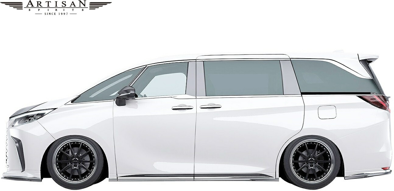 【M's】レクサス LM500h EXECUTIVE VERSION L 前期 (2023.12-) ARTISAN SPIRITS サイドアンダースポイラー 左右 6P アーティシャンスピリッツ カーボン エアロ パーツ 部品 外装 カスタム 新型 現行 アーテシャンスピリッツ LEXUS LM 500h TAWH15W サイド スカート ステップ