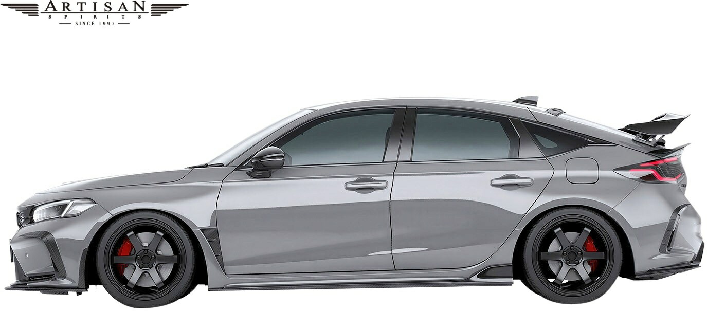 【M's】 HONDA シビック タイプR FL5 (2022.9-) ARTISAN SPIRITS サイドアンダーディフューザー 左右 カーボン アーティシャンスピリッツ エアロ パーツ 部品 社外 新型 現行 カスタム ARTISANSPIRITS アーテシャンスピリッツ CIVIC TYPE-R サイドステップ H-FL5-23Y-06B