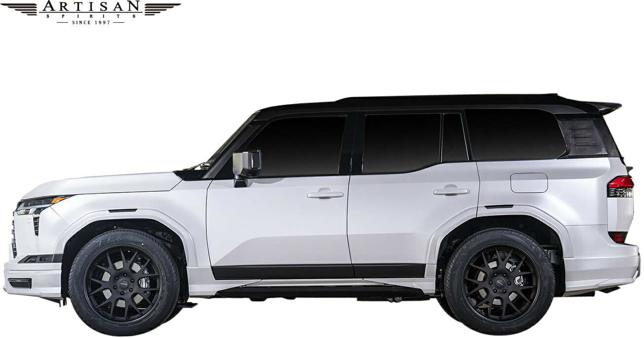 【M's】 レクサス GX550 バージョンL VJA-252W (2024.6-) ARTISAN SPIRITS BLACK LABEL オーバーフェンダー 1台分 8pcs (片側35-40mmワイド) FRP 未塗装 アーティシャンスピリッツ 社外 エアロ パーツ 部品 外装 新型 現行 カスタム LEXUS GX VERSION L ワイドフェンダー|エムズパーツshop 店