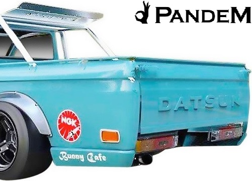 【M's】日産 521 ダットサン トラック (1968-1972) PANDEM リアボトム FRP パンデム キット エアロ パーツ 部品 外装 改造 社外 カスタム ドレスアップ NISSAN DATSUN ダットラ ブルーバード 521型 旧式 旧車 オールドカー