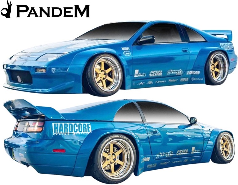 【M's】日産 Z32 300ZX フェアレディZ (1989.7-2000.9) PANDEM エアロ専用 オーバーフェンダー 1台分 FRP 未塗装 パンデム エアロ パーツ 部品 外装 改造 社外品 カスタム ドレスアップ エクステリア NISSAN FAIRLADY Z フェアレディーZ ゼット ワイドフェンダー オバフェン