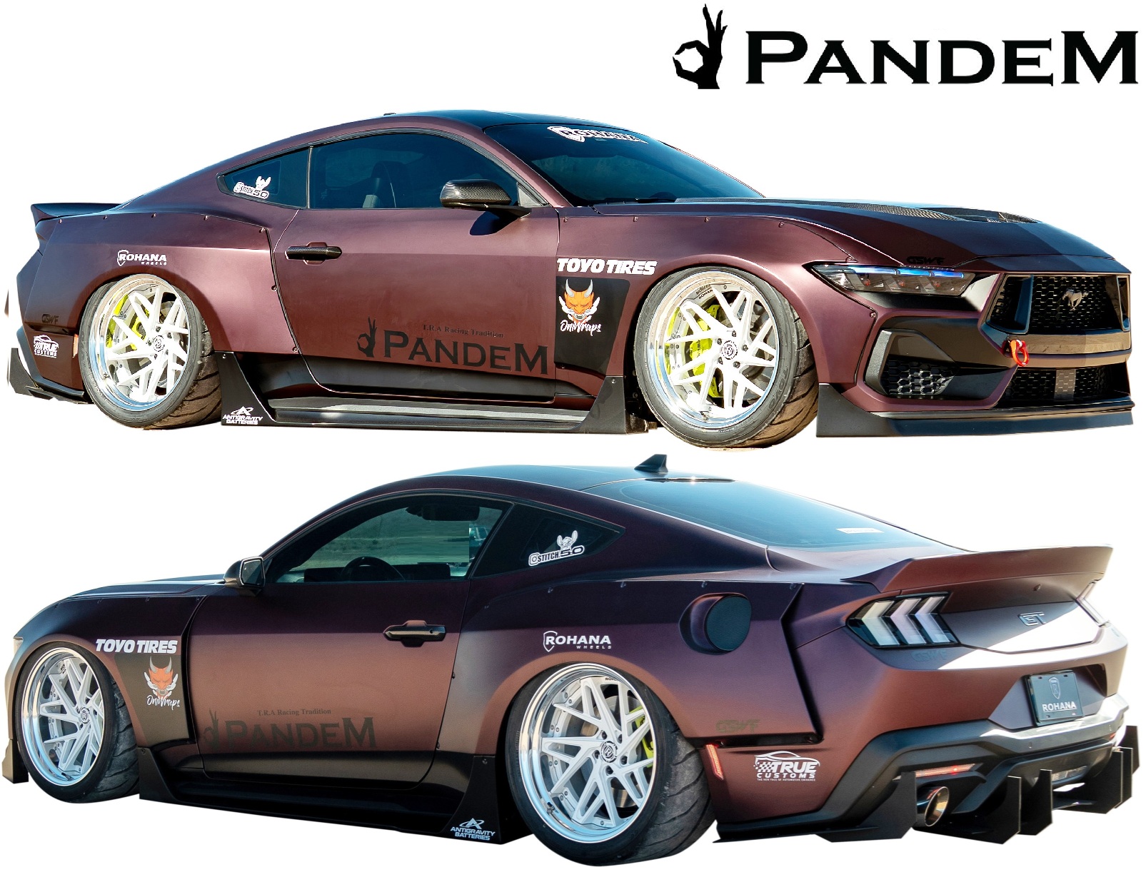 【M's】 フォード S650 マスタング (2023.5-) PANDEM サイドスカート 左右 FRP 未塗装 パンデム 社外 エアロ パーツ 部品 外装 社外 新型 現行 カスタム エクステリア ロケットバニー ロケバニ FORD MUSTANG サイドスポイラー サイドステップ サイドアンダースポイラー