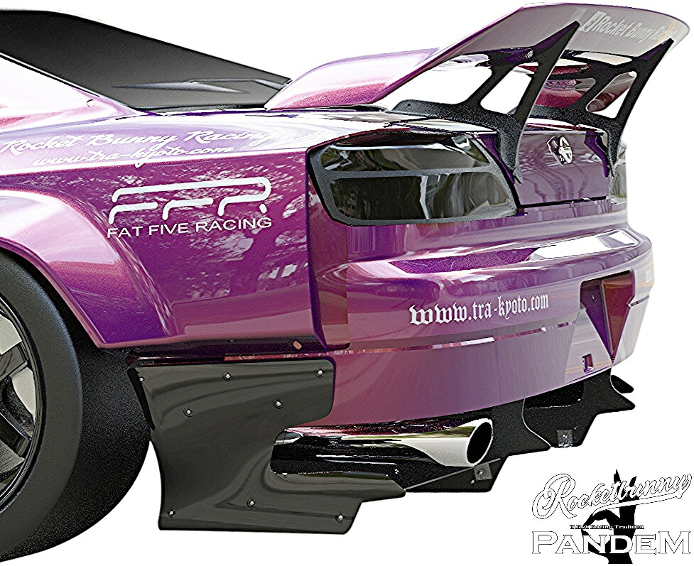 【M's】 日産 S15 シルビア (1999.1-2002.11) PANDEM V2.5 リアディフューザー パンデム ロケットバニー ロケバニ Rocket Bunny TRA京都 エアロ パーツ 部品 外装 社外 カスタム Ver2.5 バージョン2.5 NISSAN SILVIA 15シルビア リア リヤ ディフューザー アンダースポイラー