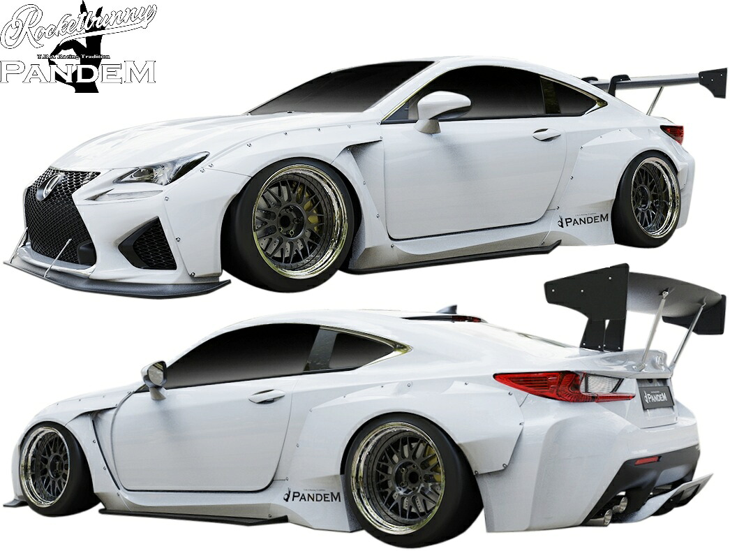 【M's】 レクサス RC F USC10 前期 (2014.10-2018.10) PANDEM V2 ワイドボディ エアロキット フルキット フルエアロ 6点 セット パンデム Rocket Bunny ロケットバニー ロケバニ TRA京都 エアロ パーツ 部品 外装 社外 カスタム ボディキット LEXUS RCF RC-F 10RCF Ver.2