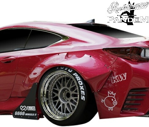 【M's】 レクサス RC / RC F-SPORT RC350 前期 GSC10 (2014.10-2018.10) Rocket Bunny V1 リアフェンダー オーバーフェンダー (片側+70mmワイド) ロケットバニー ロケバニ パンデム PANDEM TRA京都 エアロ パーツ 部品 外装 カスタム LEXUS 10RC Ver.1 ワイドフェンダー