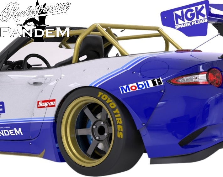 【M's】 NDロードスター (2015.5-) PANDEM V1 リアフェンダー オーバーフェンダー 左右 (片側+80mmワイド) パンデム ロケットバニー ロケバニ Rocket Bunny TRA京都 エアロ パーツ 部品 外装 社外 カスタム ND ROADSTER ロードスター Ver.1 バージョン1 ワイドフェンダー