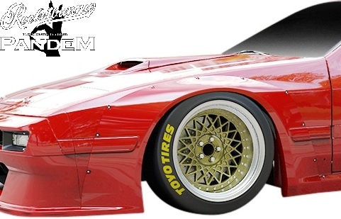 【M's】 マツダ RX-7 RX7 クーペ FC3C (1985.10-1991.12) PANDEM V1 フロントフェンダー オーバーフェンダー 左右 (片側+50mmワイド) パンデム ロケットバニー ロケバニ Rocket Bunny TRA京都 エアロ パーツ 部品 外装 社外 カスタム FC V1.0 Ver.1 Ver1.0 ワイドフェンダー 54,252円