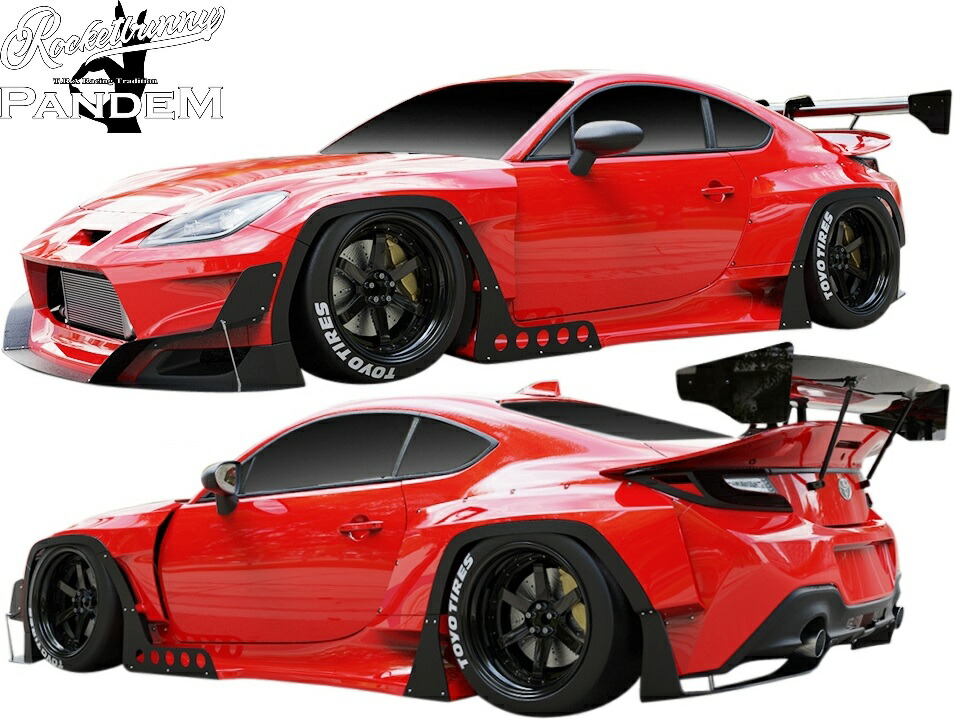 【M's】 トヨタ GR86 ZN8 (2021.10-) Rocket Bunny V1.5 ワイドボディ フルキット フルエアロ 10点 セット FRP ロケットバニー ロケバニ パンデム PANDEM TRA京都 エアロ パーツ 部品 外装 社外 カスタム ボディキット ワイド オーバーフェンダー Ver1.5 バージョン1.5|エムズパーツshop 店