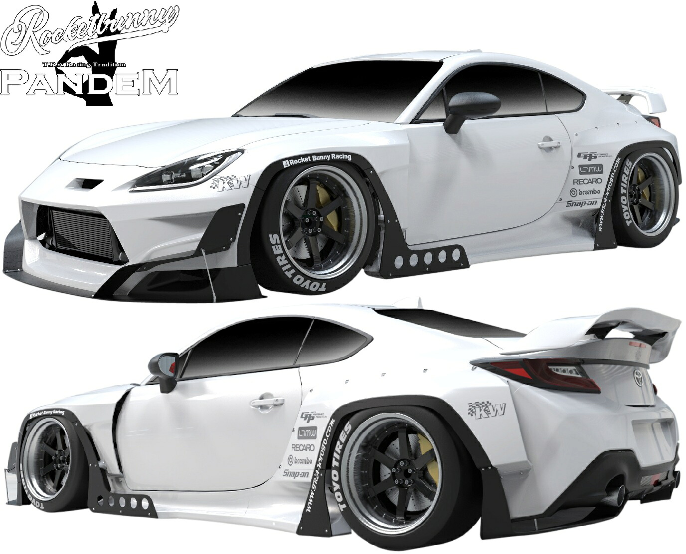 【M's】 トヨタ GR86 ZN8 (2021.10-) Rocket Bunny V1 ワイドボディ フルキット フルエアロ 9点 セット FRP ロケットバニー ロケバニ パンデム PANDEM TRA京都 エアロ パーツ 部品 外装 社外 カスタム ボディキット ワイド オーバーフェンダー V1.0 Ver1.0 バージョン1.0