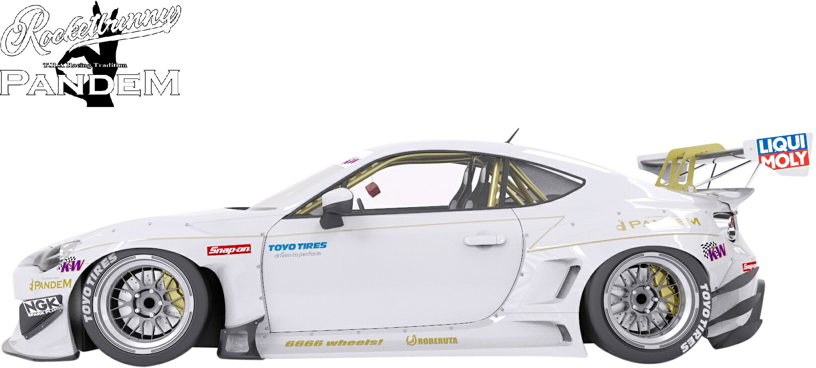 【M's】 トヨタ 86 ZN6 (2012.4-2021.10) PANDEM V3 サイドステップ 左右 FRP 未塗装 パンデム Rocket Bunny ロケットバニー ロケバニ TRA京都 エアロ パーツ 部品 外装 社外 改造 カスタム TOYOTA ハチロク Ver.3 Ver3 バージョン3 サイドスカート サイドスポイラー