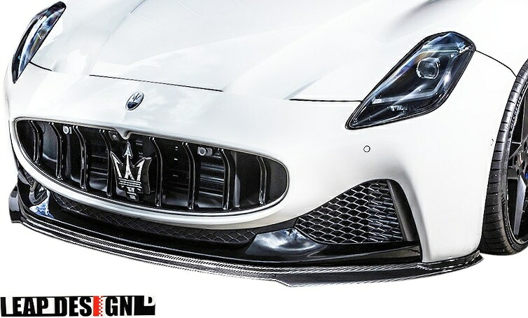 【M's】 マセラティ グラントゥーリズモ モデナ (2022y-) LEAP DESIGN フロントアンダースポイラー ドライカーボン Dry Carbon リープデザイン LEAPDESIGN エアロ パーツ 部品 外装 改造 新型 現行型 社外品 カスタム エクステリア ドレスアップ リープ デザイン