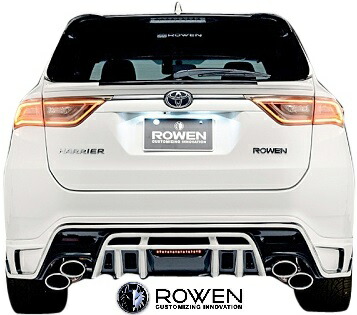 【M's】 トヨタ 60系 ハリアー 前期 (2013.12-2017.6) ROWEN リヤアンダースポイラー ／／ FRP ロエン ロウェン ローウェン 狼炎 トミーカイラ エアロ パーツ カスタム シンプル 外装 60ハリアー ハリアー60 60 HARRIER リアアンダースポイラー リアスポイラー 1T017P00
