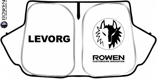 ROWEN LEVORG専用 ロゴ入りサンシェード（収納ケース付き）