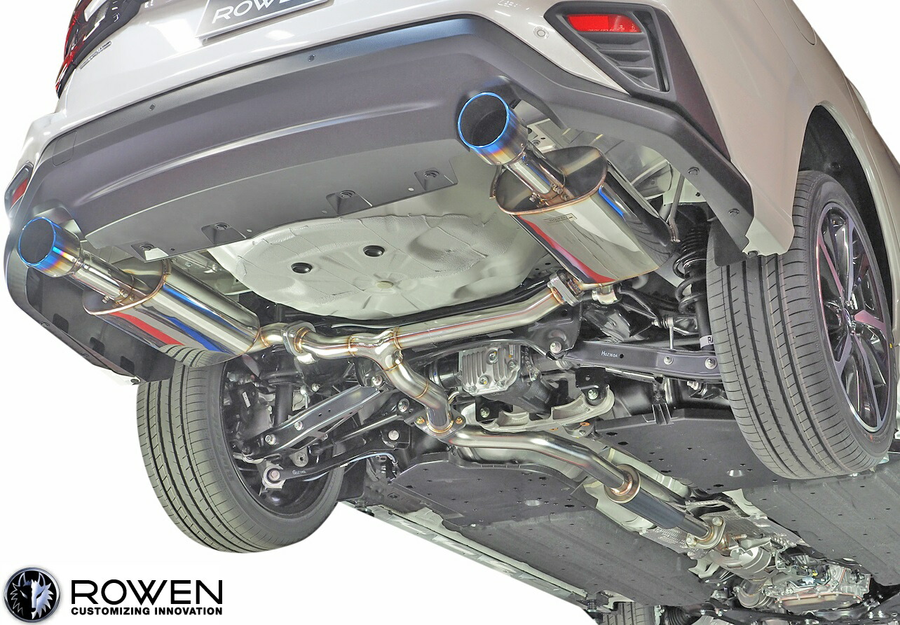 【M's】 スバル VN5 レヴォーグ (2020.11-) ROWEN PREMIUM01S HARDSYSTEM エキゾースト マフラー (チタンテール) ロエン ロウェン パーツ カスタム ローウェン LEVORG レボーグ 左右2本出し オーバル スポーツマフラー エンドブルー ブルーフィニッシュ 新型 現行 1S012Z11