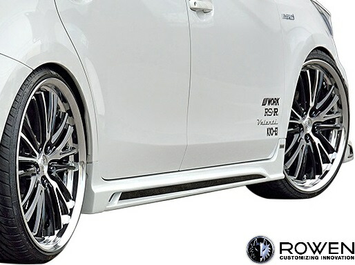 【M's】 トヨタ 40系 プリウスα 前期 ZVW40/41 (2011.5-2014.11) ROWEN サイドステップ 左右 // FRP ロエン ローウェン ロウェン エアロ パーツ カスタム 外装 改造 40 プリウス プリウスアルファ PRIUS 狼炎 トミーカイラ サイドスポイラー サイドスカート 1T005J00
