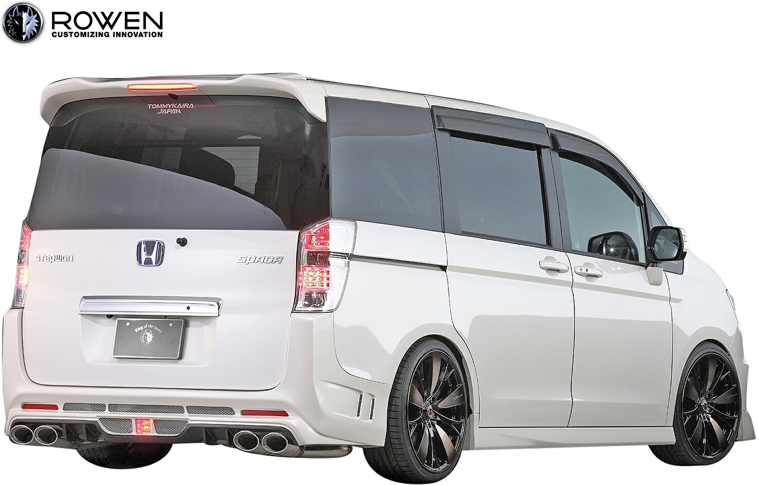 M S ホンダ ステップワゴン スパーダ Rk5 Rk6 前期 09 10 12 03 Rowen Ver 1 エアロ 2点 キット Frp ロエン ローウェン ロウェン ローエン エアロ パーツ フルエアロ エアロキット フルキット セット カスタム ドレスアップ シンプル 外装 1h003a00 1h003p10