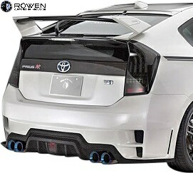 【M's】 トヨタ 30系 プリウス ZVW30 前期 (2008.05-2011.11) ROWEN CROSS BLAZE リアバンパー ／／ FRP ロエン ローウェン ロウェン ローエン 狼炎 トミーカイラ エアロ パーツ カスタム 外装 改造 30 PRIUS 30プリウス リヤバンパー 1T001P20