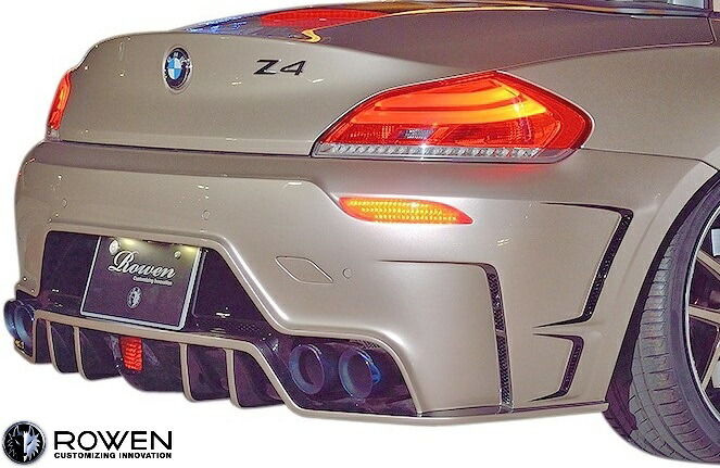 【M’s】 E89 BMW Z4 facelift LM30_35 LL20 (2013.5-2016) ROWEN リアバンパー FRP 未塗装 ロエン ロウェン エアロ パーツ カスタム エクステリア 外装 部品 改造 社外 正規 本物 フェイスリフト ローウェン ローエン ビーエムダブリュ リヤ バンパー 1B001P10