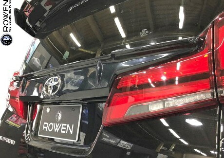 【M’s】 トヨタ 30 アルファード S-grade 後期 (2018.01-2023.6) ROWEN リアゲートスポイラー ABS ロェン ロウェン エアロ パーツ カスタム 外装 部品 社外 狼炎 トミーカイラ ローウェン ローエン 30系 30アルファード Sグレード ALPHARD リアゲートウイング 1T031T00|エムズパーツshop 店