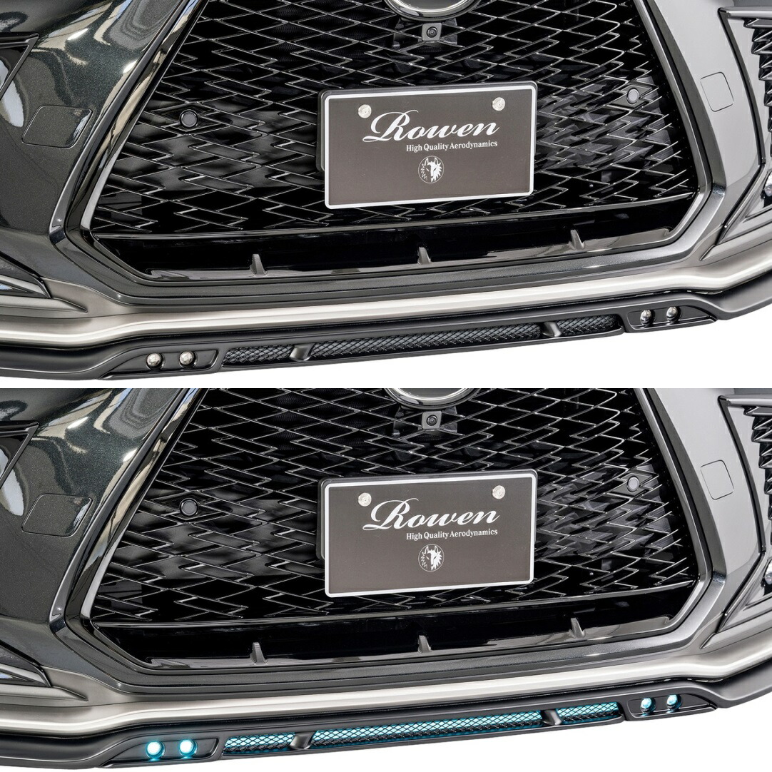 【M’s】 レクサス 20 NX F-SPORT NX350 NX350h NX450h+ 前期 (2021y-) ROWEN フロントスポイラー用 LEDライトバー995 シアン/ホワイト ロエン ロウェン エアロ パーツ カスタム 外装 部品 社外 新型 現行型 LEXUS 20NX NX20 20系 Fスポーツ F SPORT 6LEDLB995-C 6LEDLB995-W
