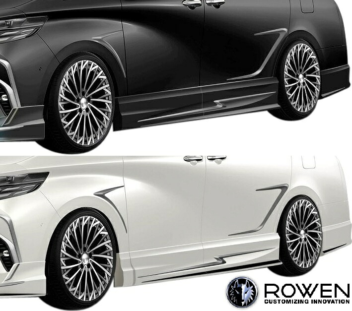 【M&rsquo;s】 トヨタ 40アルファード Executive Lounge Z (2023/6-) ROWEN サイドパネル 左右 (メッキパーツ 付属) FRP 未塗装 ロエン ロウェン ローウェン エアロ パーツ カスタム 外装 部品 社外 新型 現行 TOYOTA 40系 40 アルファード 40ALPHARD 1T055J00｜エムズパーツshop　店