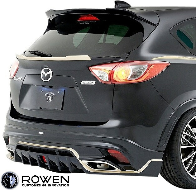 【M's】 MAZDA CX-5 前期 KE# (2012.02-2015.01) ROWEN リアアンダースポイラー FRP ロェン ロウェン ローウェン ローエン 狼炎 トミーカイラ エアロ パーツ 部品 社外品 外装 改造 カスタム ドレスアップ マツダ CX5 リア アンダー スカート スポイラー 1Z001P00