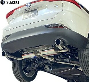 【M's】 80系 ハリアー 2.0Lガソリン 2WD/4WD 前期 (2020.6-) ROWEN PREMIUM01S 左右2本出し ステンレステール Φ100真円 (純正バンパー専用) ロェン ロウェン 狼炎 エアロ パーツ 部品 外装 新型 社外 カスタム 80ハリアー 80 HARRIER エキゾースト マフラー 1T043Z11