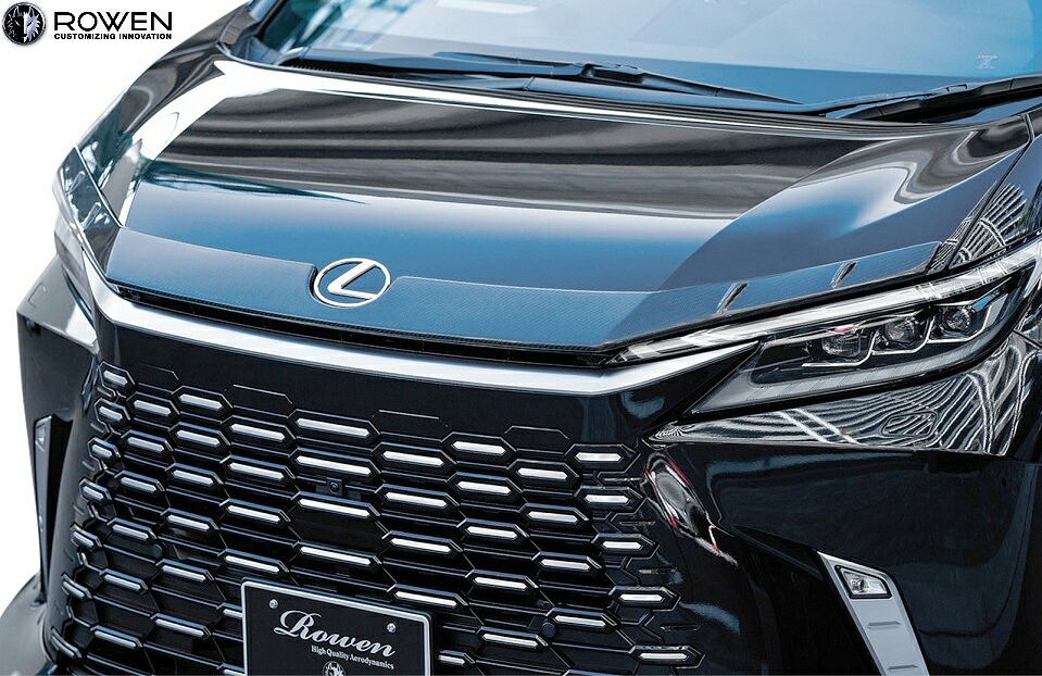 【M's】 レクサス LM500h EXECUTIVE VersionL (2023.12-) ROWEN フードエクステンション Carbon カーボン ロェン ロウェン ローウェン 社外 エアロ パーツ 部品 外装 新型 カスタム LEXUS LM TAWH15W エグゼクティブ バージョンL ボンネットエクステンション 1L017C10｜エムズパーツshop　店