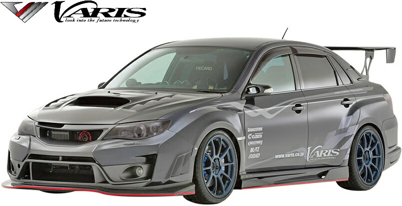 M S スバル インプレッサ Wrx Sti Gvb 07y 14y Varis サイドスカート Ver 2 Frp Shloud部 Carbon 未塗装 バリス カーボン エアロ パーツ カスタム 外装 レース Subaru Impreza V2 サイドステップ サイドスポイラー サイドアンダースポイラー Vasu 155 Umu Ac Ug